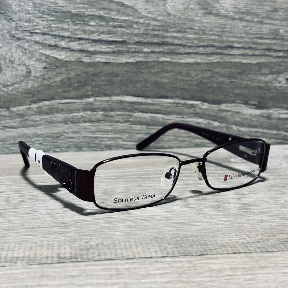 Elizabeth Arden EA1111-3 Eyeglass Frames Womens‎ 51-17-130 Purple Floral Optical